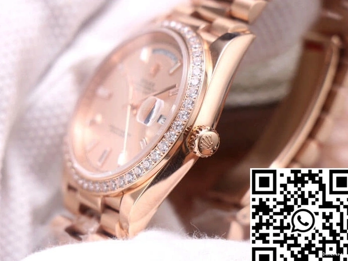 Dial Factory M228345RBR-0007 Diamond Sundust EW Rolex Day-Date 0310